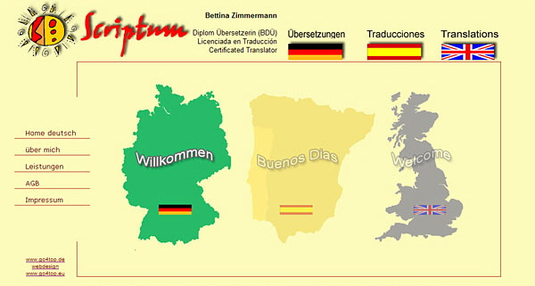 Scriptum Bettina Zimmermann Dolmetscherin im Westerwald WW - Dolmetscherin - Dolmetscher - Diplom �bersetzerin - �bersetzer - deutsch - spanisch - englisch - �bersetzungen - Traducciones - Translations -
